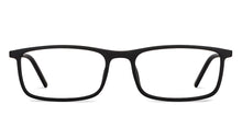 Load image into Gallery viewer, Black Rectangle Full Rim Unisex Eyeglasses by John Jacobs-150869