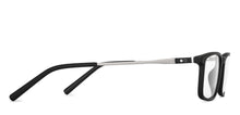 Load image into Gallery viewer, Black Rectangle Full Rim Unisex Eyeglasses by John Jacobs-150869