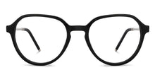 Load image into Gallery viewer, Black Round Full Rim Unisex Eyeglasses by John Jacobs-205979