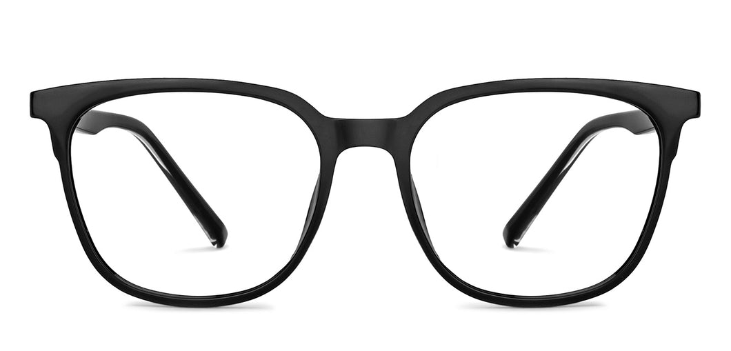 Black Square Full Rim Unisex Eyeglasses by Lenskart Air-151682