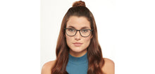 Load image into Gallery viewer, Black Rectangle Full Rim Unisex Eyeglasses by John Jacobs-150854