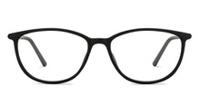 Load image into Gallery viewer, Black Rectangle Full Rim Unisex Eyeglasses by John Jacobs-150854