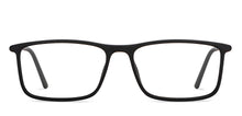 Load image into Gallery viewer, Black Rectangle Full Rim Unisex Eyeglasses by John Jacobs-150850