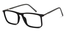 Load image into Gallery viewer, Black Rectangle Full Rim Unisex Eyeglasses by John Jacobs-150850