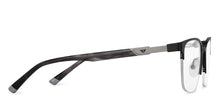 Load image into Gallery viewer, Black Square Half Rim Unisex Eyeglasses by Vincent Chase Online-200775