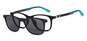Black Square Full Rim Kids Eyeglasses by Hooper-200352