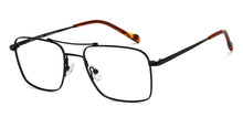Load image into Gallery viewer, Black Rectangle Full Rim Unisex Eyeglasses by John Jacobs-206519