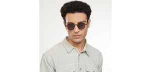 Tortoise Round Full Rim Unisex Sunglasses by Vincent Chase Polarized-201170