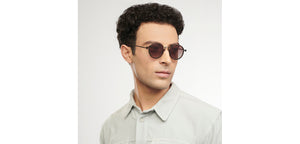 Tortoise Round Full Rim Unisex Sunglasses by Vincent Chase Polarized-201170