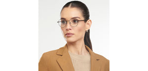 Black Round Full Rim Unisex Eyeglasses by Vincent Chase-204442