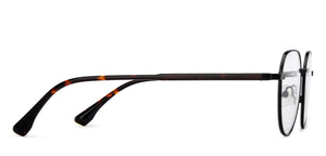 Black Round Full Rim Unisex Eyeglasses by Vincent Chase-204442