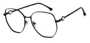 Purple Square Full Rim Women Eyeglasses by John Jacobs-152684