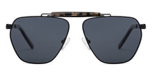 Load image into Gallery viewer, Black Aviator Full Rim Unisex Sunglasses by Vincent Chase Polarized-151114