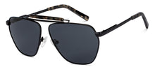 Load image into Gallery viewer, Black Aviator Full Rim Unisex Sunglasses by Vincent Chase Polarized-151114