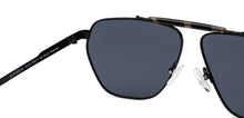 Load image into Gallery viewer, Black Aviator Full Rim Unisex Sunglasses by Vincent Chase Polarized-151114