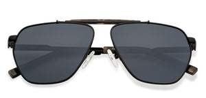 Black Aviator Full Rim Unisex Sunglasses by Vincent Chase Polarized-151114