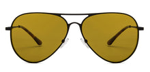 Load image into Gallery viewer, Black Aviator Full Rim Unisex Sunglasses by Vincent Chase Polarized-206962