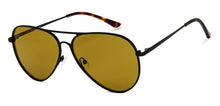 Load image into Gallery viewer, Black Aviator Full Rim Unisex Sunglasses by Vincent Chase Polarized-206962