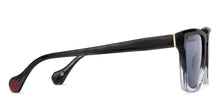 Load image into Gallery viewer, Black Square Full Rim Unisex Sunglasses by John Jacobs-208135