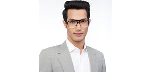 Aviator Full Rim Unisex Eyeglasses by John Jacobs-205983