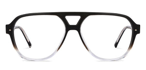 Aviator Full Rim Unisex Eyeglasses by John Jacobs-205983