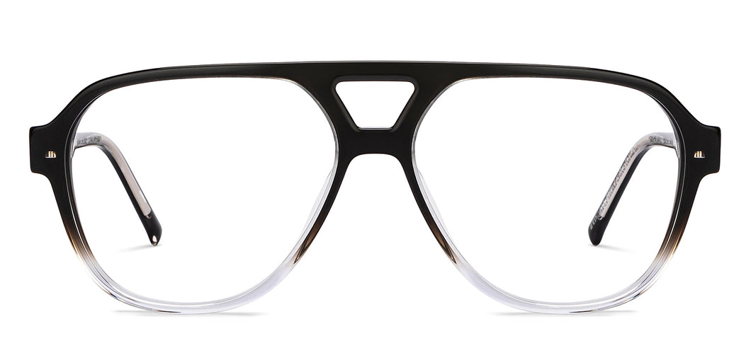 Aviator Full Rim Unisex Eyeglasses by John Jacobs-205983