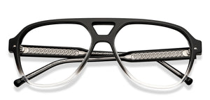 Aviator Full Rim Unisex Eyeglasses by John Jacobs-205983