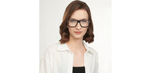 Load image into Gallery viewer, Black Square Full Rim Men Eyeglasses by John Jacobs-151337