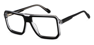 Black Square Full Rim Men Eyeglasses by John Jacobs-151337