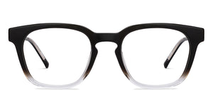 Black Wayfarer Full Rim Unisex Eyeglasses by John Jacobs-205981