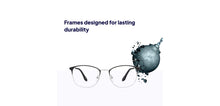 Load image into Gallery viewer, Gunmetal Round Full Rim Unisex Eyeglasses by Lenskart Air-210155
