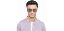 Load image into Gallery viewer, Black Aviator Full Rim Unisex Sunglasses by Vincent Chase-209348