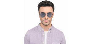 Black Aviator Full Rim Unisex Sunglasses by Vincent Chase-209348