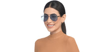 Load image into Gallery viewer, Black Aviator Full Rim Unisex Sunglasses by Vincent Chase-209348