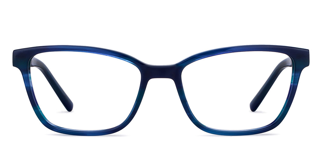 Blue Cat Eye Full Rim Women Eyeglasses by Vincent Chase-201116