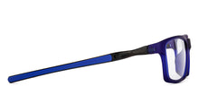 Load image into Gallery viewer, Blue Rectangle Full Rim Unisex Eyeglasses by Lenskart Air-201056