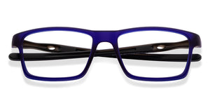 Blue Rectangle Full Rim Unisex Eyeglasses by Lenskart Air-201056