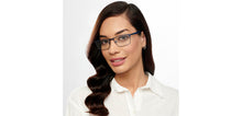 Load image into Gallery viewer, Blue Rectangle Full Rim Unisex Eyeglasses by Vincent Chase-200901