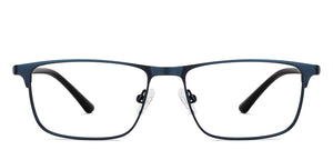 Blue Rectangle Full Rim Unisex Eyeglasses by Vincent Chase-200901