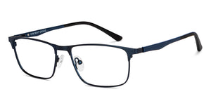 Blue Rectangle Full Rim Unisex Eyeglasses by Vincent Chase-200901