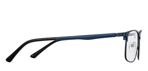 Blue Rectangle Full Rim Unisex Eyeglasses by Vincent Chase-200901
