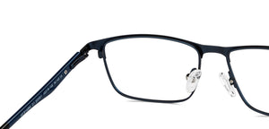 Blue Rectangle Full Rim Unisex Eyeglasses by Vincent Chase-200901