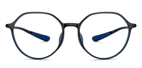 Blue Round Full Rim Unisex Eyeglasses by Lenskart Air-151752