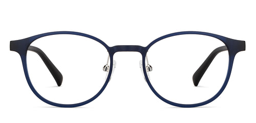 Blue Round Full Rim Unisex Eyeglasses by Lenskart Air-151723