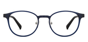 Blue Round Full Rim Unisex Eyeglasses by Lenskart Air-151723