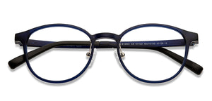 Blue Round Full Rim Unisex Eyeglasses by Lenskart Air-151723