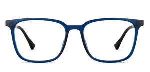 Blue Square Full Rim Unisex Eyeglasses by Lenskart Air-200566