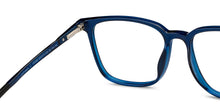 Load image into Gallery viewer, Blue Square Full Rim Unisex Eyeglasses by Lenskart Air-200566