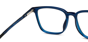 Blue Square Full Rim Unisex Eyeglasses by Lenskart Air-200566