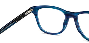 Blue Square Full Rim Unisex Eyeglasses by Vincent Chase-201120